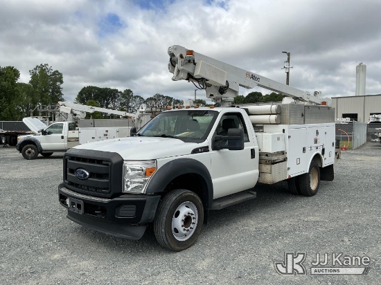 (China Grove, NC) Altec AT200A, Articulating & Telescopic Bucket Truck mounted behind cab on 2012 Fo