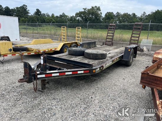 (Chester, VA) 2006 Contrail C-14 T/A Tagalong Equipment Trailer, 17,400lb GVWR Rear Wheels Detached