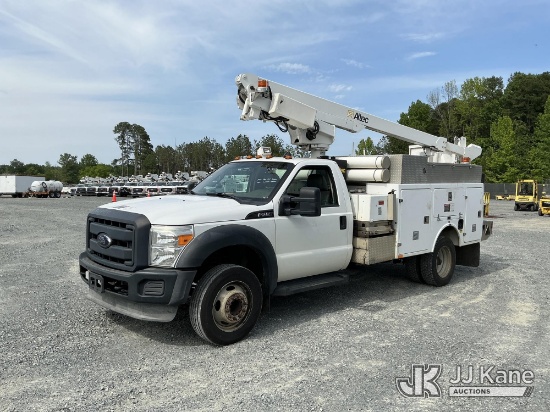 (China Grove, NC) Altec AT200A, Articulating & Telescopic Bucket Truck mounted behind cab on 2012 Fo