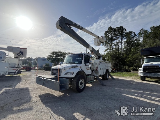 (Jacksonville, FL) Altec AA55-MH, Material Handling Bucket Truck rear mounted on 2017 Freightliner M