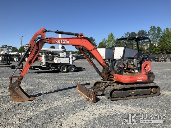 (China Grove, NC) 2018 Kubota KX057-4 Mini Hydraulic Excavator Runs, Moves & Operates) (Seller State