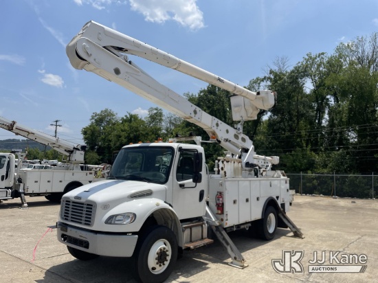 (Chattanooga, TN) Altec AA55-MH, Material Handling Bucket Truck rear mounted on 2016 Freightliner M2