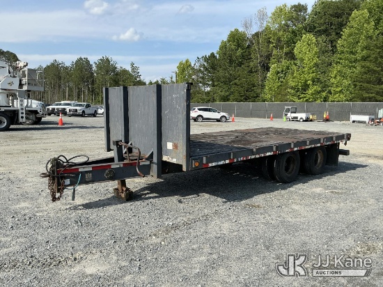 (China Grove, NC) 2000 Trail King TK20LP T/A Tagalong Trailer