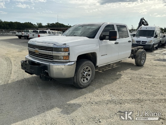 (Moncks Corner, SC) 2015 Chevrolet K3500HD 4x4 Crew-Cab Chassis Runs & Moves