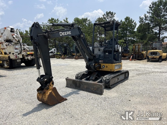 (Villa Rica, GA) 2018 John Deere 30G Mini Hydraulic Excavator Runs, Moves & Operates) (Jump To Start