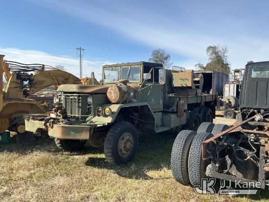 (Lugoff, SC) AM General M816 W/W 5-Ton 6x6 Military Wrecker Truck Runs, Clutch Does Not Engage, Cond