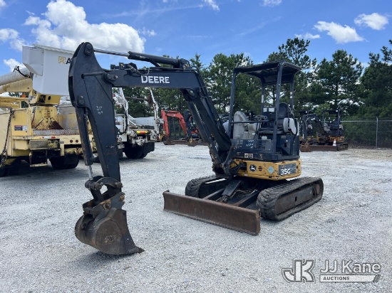 (Villa Rica, GA) 2016 John Deere 35G Mini Hydraulic Excavator Runs, Moves & Operates) (Hours Unknown