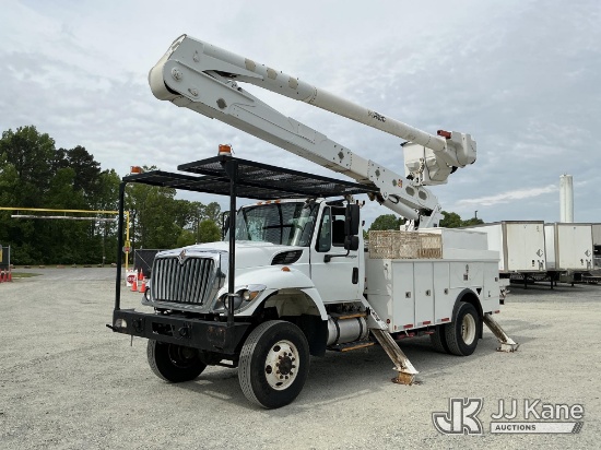 (China Grove, NC) Altec AA55-MH, Articulating Material Handling Bucket Truck rear mounted on 2014 In