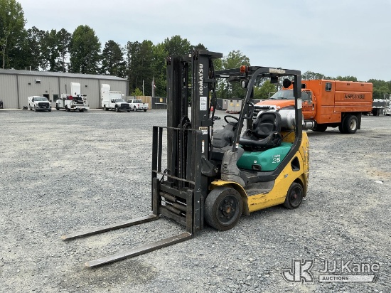 (China Grove, NC) 2008 Komatsu FG25ST16, 4,500# Solid Tired Forklift Runs & Moves