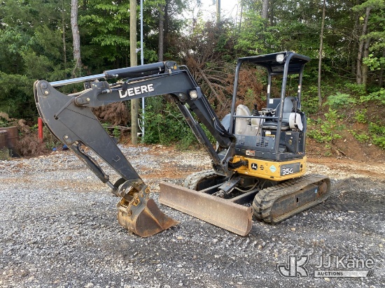 (Kodak, TN) 2015 John Deere 35G Mini Hydraulic Excavator Runs, Moves & Operates) (Hours Unknown, LCD