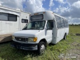 (Melbourne, FL) 2003 Ford E450 Bus Not Running, Condition Unknown, Paint Damage