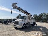 (Villa Rica, GA) Altec DC47-TR, Digger Derrick rear mounted on 2016 Kenworth T300 Utility Truck Runs