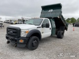(Verona, KY) 2016 Ford F550 4x4 Dump Truck Runs, Moves & Dump Operates) (Check Engine Light On, Rust