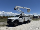 (Westlake, FL) Altec AT40G, Articulating & Telescopic Bucket mounted behind cab on 2018 Ford F550 Ut