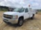 (Byram, MS) 2013 Chevrolet Silverado 3500HD Enclosed Service Truck Runs, Moves) (Windshield Cracked,