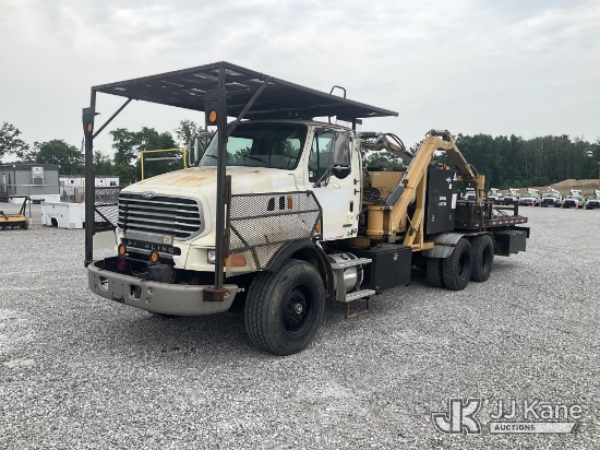(Verona, KY) 2007 Sterling LT8500 Flatbed/Utility Truck Runs & Moves) (Check Engine Light On, Smokes