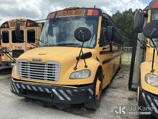 (Tampa, FL) 2008 Freightliner B2 School Bus Hillsborough County School Board Unit) (Not Running, Con