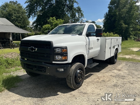 (Bamberg, SC) 2021 Chevrolet Silverado 5500HD 4x4 Service Truck, (Seller Will Remove Fuel Tank befor