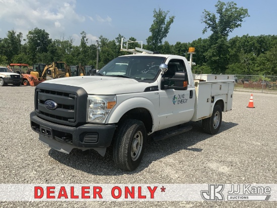 (Verona, KY) 2013 Ford F350 4x4 Enclosed Service Truck, (Duke Unit) DEALER ONLY-TITLE ISSUE FOR NON
