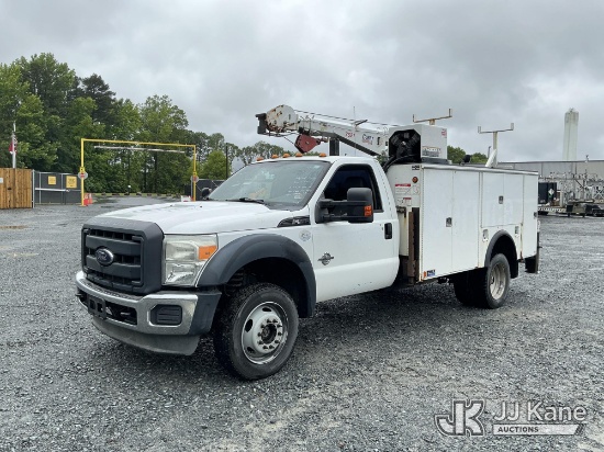 (China Grove, NC) 2012 Ford F550 4x4 Mechanics Truck Runs & Moves) (Jump To Start, Check Engine Ligh