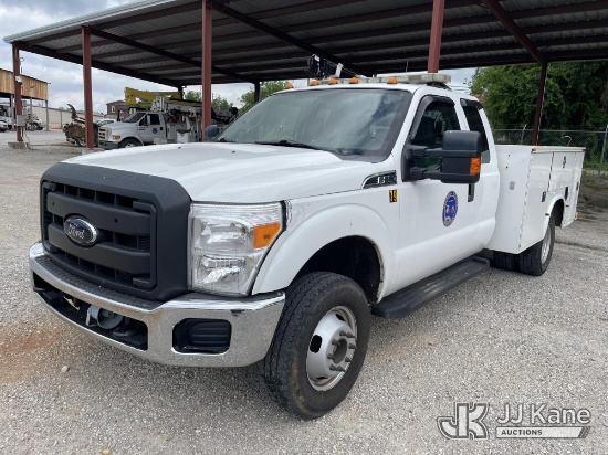 (Sheffield, AL) 2011 Ford F350 4x4 Extended-Cab Mechanics Service Truck, (Municipality Owned) Runs &