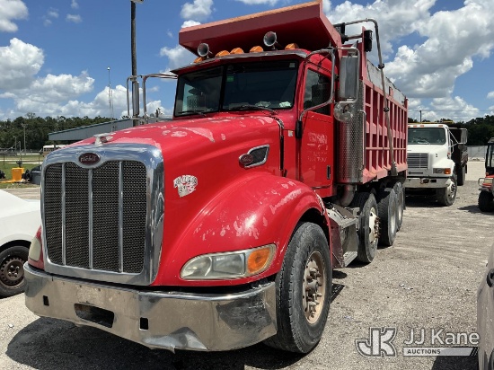 (Tampa, FL) 2006 Peterbilt 335 Dump Truck Runs & Moves)(Dump Does Not Operate, Rust/Body Damage) (FL