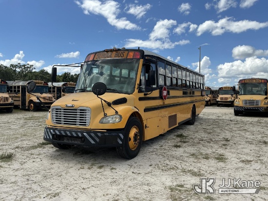 (Tampa, FL) 2008 Freightliner B2 School Bus Hillsborough County School Board Unit)(Runs & Moves) (Ju