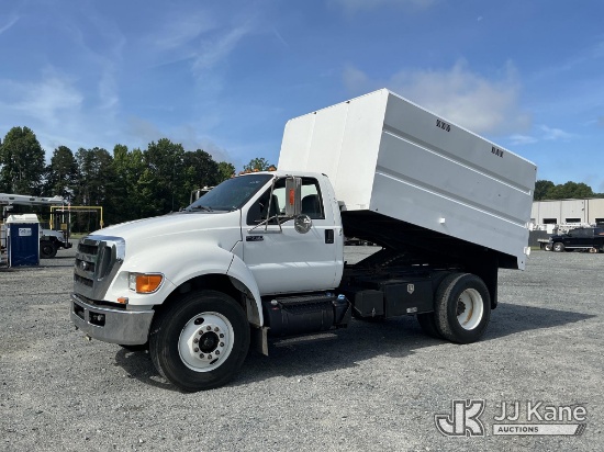 (China Grove, NC) 2015 Ford F750 Chipper Dump Truck Runs & Moves
