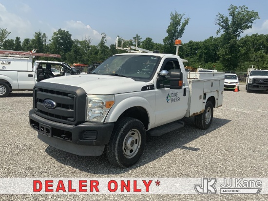 (Verona, KY) 2012 Ford F350 4x4 Enclosed Service Truck, (Duke Unit) DEALER ONLY-TITLE ISSUE FOR NON