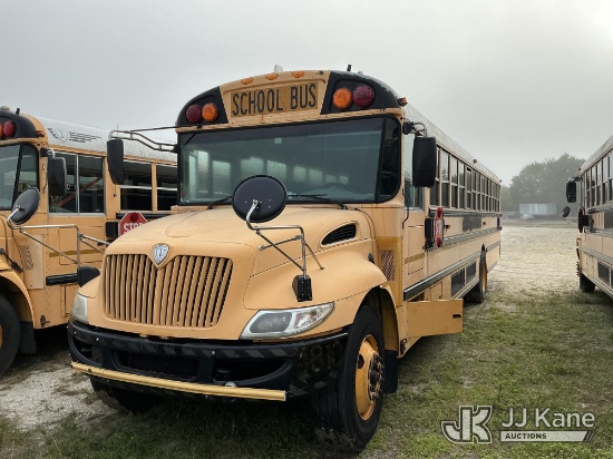 (Tampa, FL) 2009 International 3000 School Bus, (Former Hillsborough County School Board Unit) Runs