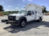 (Villa Rica, GA) 2014 Ford F550 Extended-Cab Enclosed Service Truck, (GA Power Unit) Runs & Moves) (