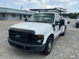 (Tampa, FL) 2008 Ford F350 Service Truck Hillsborough County School Board) (Runs & Moves) (Jump To S