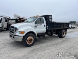 (Chester, VA) 2005 Ford F750 Dump Truck Runs & Moves) (Smokes, Dump Body Not Operating, PTO Cable Se