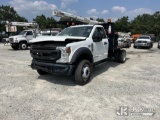 (Villa Rica, GA) 2022 Ford F450 Flatbed Truck Wrecked, Not Running, Condition Unknown) (Seller State
