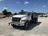 (Villa Rica, GA) 2003 Ford F650 Water Tank Truck Runs & Moves) (Body/ Paint Damage
