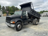 (China Grove, NC) 1994 International 4700 Dump Truck Runs, Moves & Dump Operates) (Body/Paint Damage
