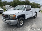 (Ocala, FL) 2006 GMC Sierra 3500 4X4 Service Truck Runs & Moves) (Minor Body & Paint Damage.