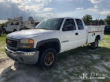 (Ocala, FL) 2007 GMC Sierra 2500HD Extended-Cab Service Truck Not Running, Condition Unknown) (Part