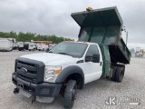 (Verona, KY) 2013 Ford F450 Dump Truck Runs, Moves & Dump Operates) (Rust Damage