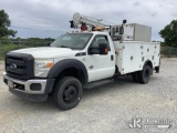 (Villa Rica, GA) 2015 Ford F550 4x4 Mechanics Truck Runs & Moves) (Crane Condition Unknown, Body/Pai