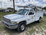 (Ocala, FL) 2001 RAM 2500 Service Truck Runs & Moves) (Jump To Start, Dashboard Damage, Body/Paint D