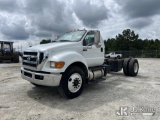 (Villa Rica, GA) 2013 Ford F750 Cab & Chassis Runs & Moves) (Check Engine Light On) (Seller States: