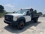 (Villa Rica, GA) 2016 Ford F450 SD Dump Flatbed Truck Runs, Moves & Dump Not Operating, Condition Un