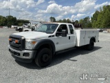 (China Grove, NC) 2015 Ford F450 4X4 Extended-Cab Service Truck Runs & Moves) (Air Compressor Condit