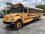 (Ocala, FL) 2011 International CE School Bus Runs & Moves) (Oil Gauge is Showing No Oil Pressure.