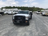 (Mount Airy, NC) 2016 Ford F550 4x4 Flatbed/Service Truck Runs Rough, Engine Knock, Smokes, Check En