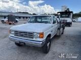 (Tampa, FL) 1989 Ford F450 Ramp Truck Runs & Moves) (Body & Paint Damage, Rust, Wench INOP) (FL Resi