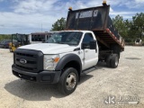(Villa Rica, GA) 2016 Ford F450 Flatbed/Dump Truck Runs, Moves, & Dump Operates) (Body/Rust Damage