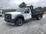 (Villa Rica, GA) 2014 Ford F450 Flatbed/Dump Truck Runs & Moves) (Dump Condition Unknown, Body/Paint