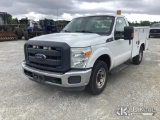 (Villa Rica, GA) 2015 Ford F250 Service Truck, (Southern Company Unit) Runs & Moves) (Body/Paint Dam